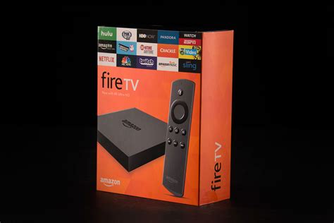 fire tv has an orange box around screen